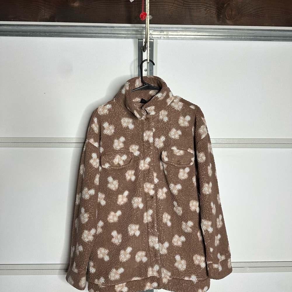 Cold Crush Brown Textured Fabric